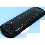 LUMINARIA SLIM 300 PREMIUM BLACK IP-66 LSA-30066 BLK AUT.3/H - Garantia 03 Ano