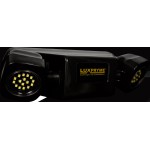 LUMINARIA DE EMERGÊNCIA MINI BLOCO 1200 PREMIUM BLACK - MBA-1200 BLK AUT.5/H - Garantia 03 ano